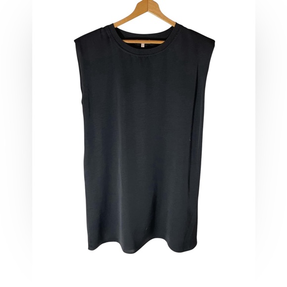 C29- Skies are Blue - Large - Muscle Tank Dress w/Pockets - Picture 4 of 6